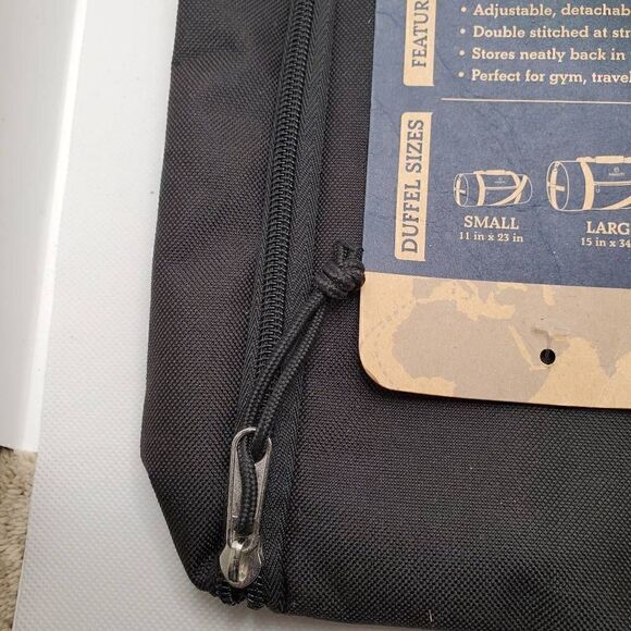 Magellan Outdoor Bag Large 34in Black Travel Toiletry Tote Clip On Pouch - Picture 4 of 5